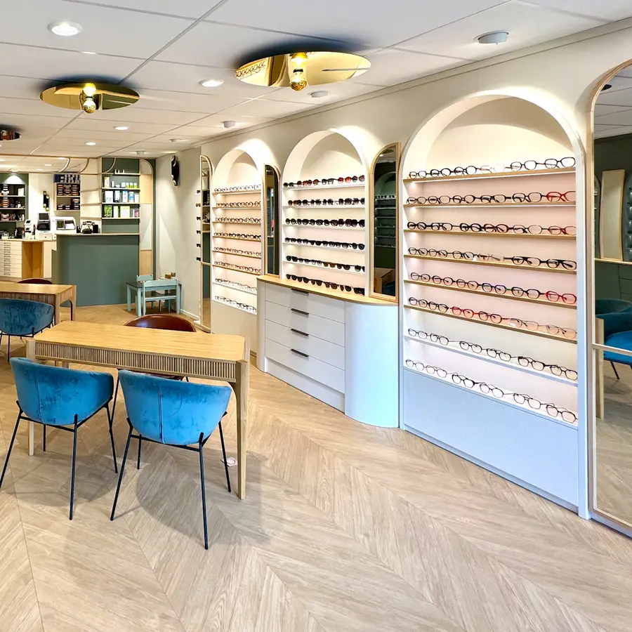 Agathe & Pierre Opticiens, Le Rheu — Nolwenn Kevell, architecte d’intérieur